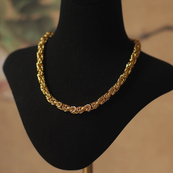Gold Chunky Chain Necklace - Zafari Studio Jewelry