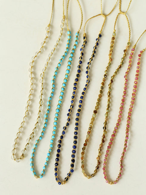 Braided Stones Necklace - Zafari Studio Jewelry