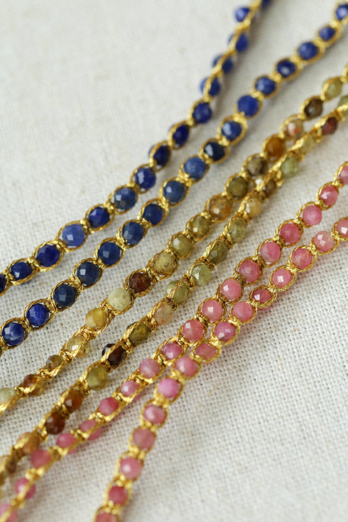 Braided Stones Necklace - Zafari Studio Jewelry