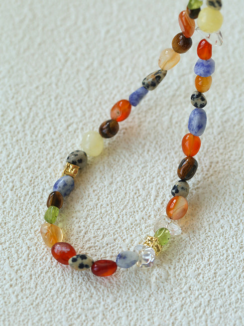 Candy Beaded Necklace and Bracelet - Zafari Studio Jewelry