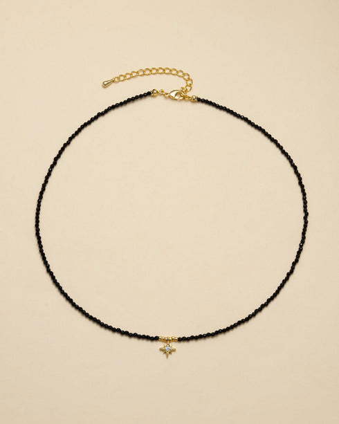 Celestial Gold Bead Necklace