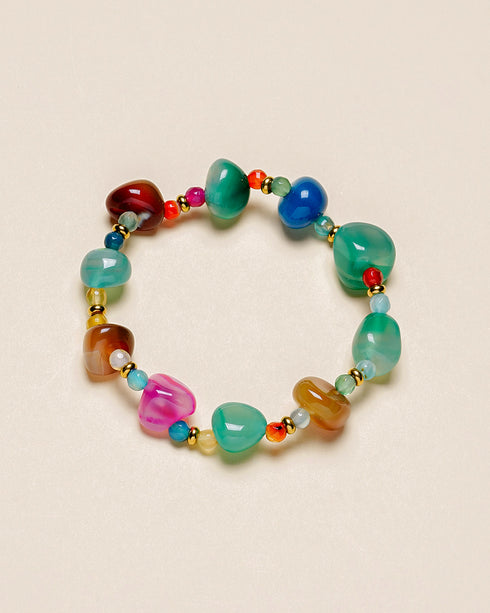 Colorful beaded bracelet