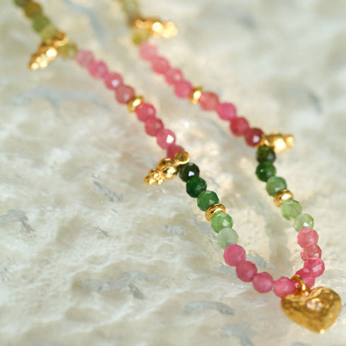 Colorful Gems beaded Choker - Zafari Studio Jewelry