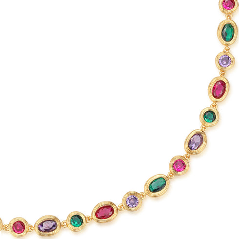Coloful Gemstones Bracelet Necklace(Purchase Individually) - Zafari Studio - Zafari Jewlery