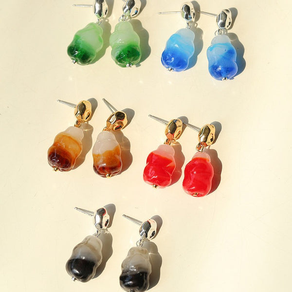 Dopamine Colorful Short Earrings - Zafari Studio Jewelry