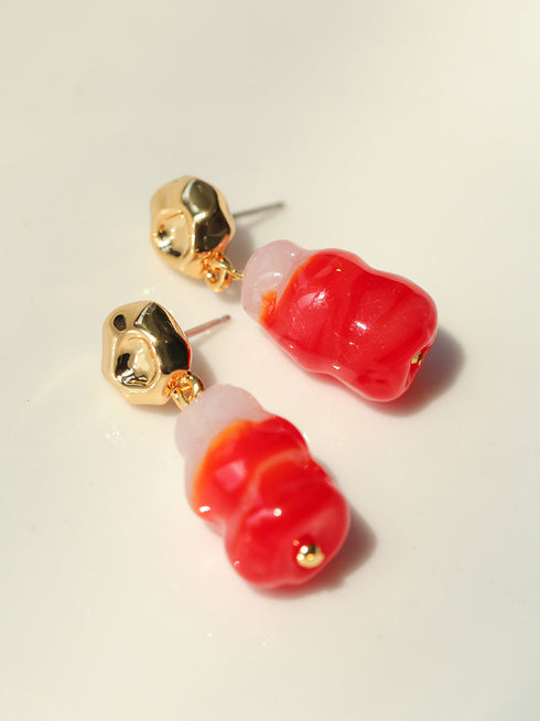 Dopamine Colorful Short Earrings - Zafari Studio Jewelry