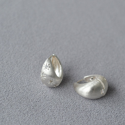 Bamboo Style Hoop Earrings (Copy) - Zafari Studio Jewelry