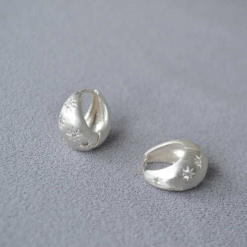 Bamboo Style Hoop Earrings (Copy) - Zafari Studio Jewelry