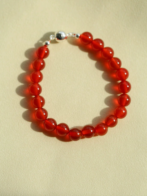 Crystal Beaded Bracelet with Manegtic Clasp - Zafari Studio Jewelry