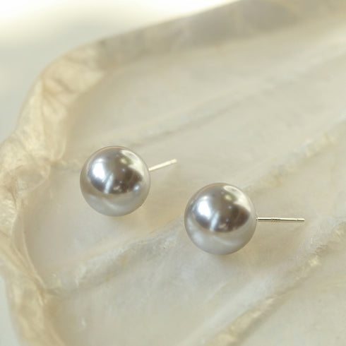 6-14mm Swarovski Pearl Ear Stud Earrings - Zafari Studio - Zafari Jewlery