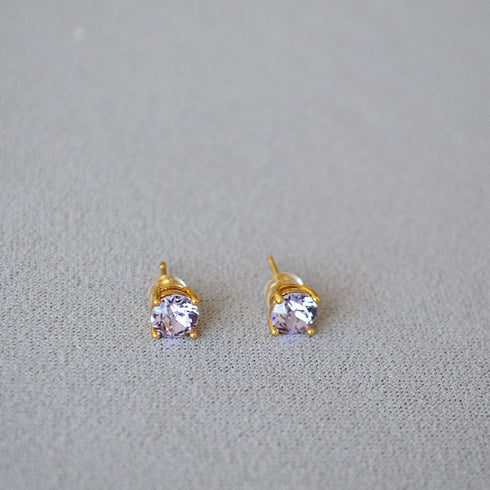 Crystal Diamond Ear Stud Earrings - Zafari Studio Jewelry