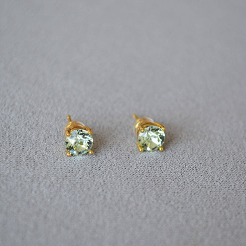 Crystal Diamond Ear Stud Earrings - Zafari Studio Jewelry