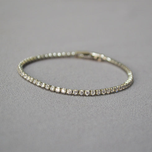 Watch Lock CZ Chain Bracelet - Zafari Studio Jewelry