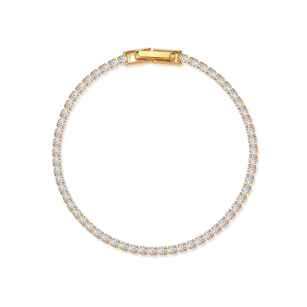 Watch Lock CZ Chain Bracelet - Zafari Studio Jewelry