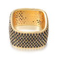 Dazzling Square Zirconia Encrusted Ring - Zafari Studio Jewelry