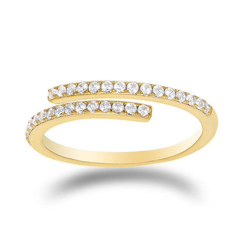 Single Row Zirconia Ring - Zafari Studio Jewelry