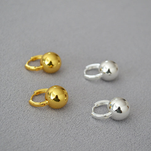Classic Gold Ball Earrings - Zafari Studio - Zafari Jewlery