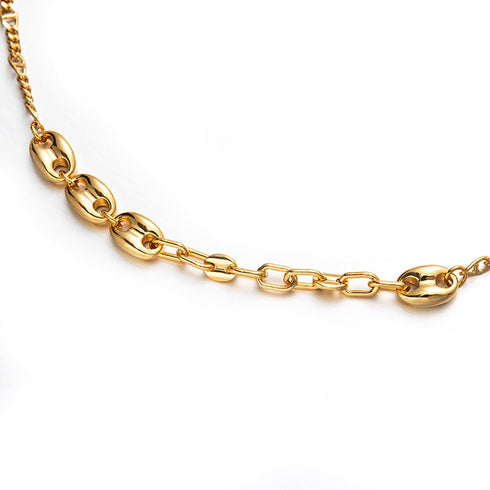 Gold Chunky Chain Necklace - Zafari Studio Jewelry