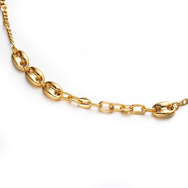 Gold Chunky Chain Necklace - Zafari Studio Jewelry
