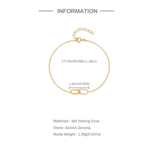 Dual Clasp Bracelet with AAAAA Zirconia - Zafari Studio Jewelry