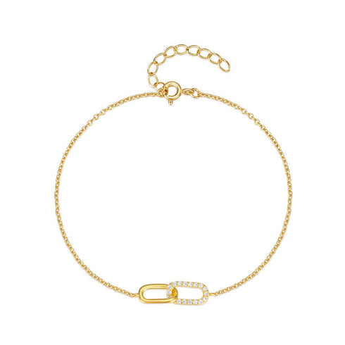Dual Clasp Necklace with Zirconia – Minimalist Everyday Design - Zafari Studio Jewelry