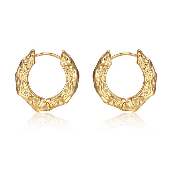 Lava Ear Hoop Earrings - Zafari Studio Jewelry