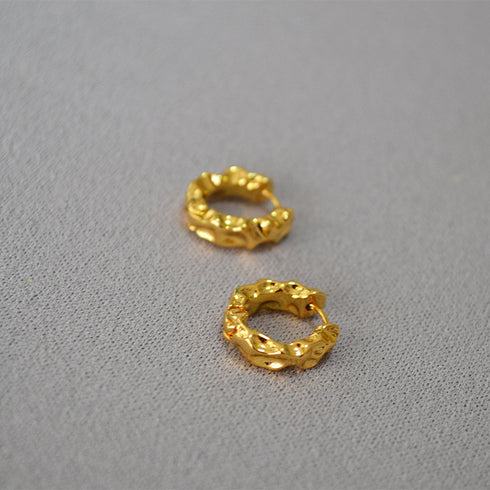 Lava Ear Hoop Earrings - Zafari Studio Jewelry