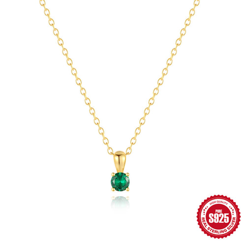 Classic Birthstone Necklace - Zafari Studio Jewelry