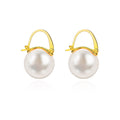 Celina Pearl Earrings Man-made Pearls - Zafari Studio Jewelry
