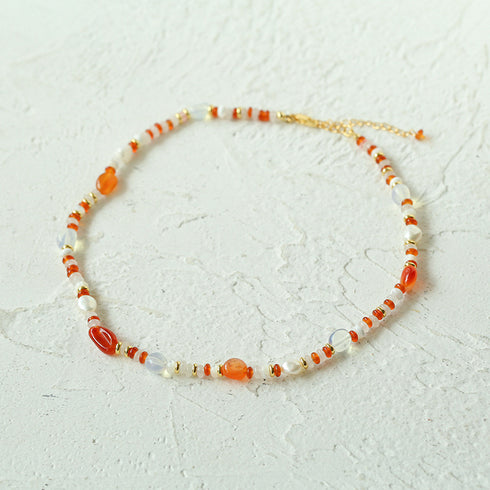 Multicolor Onyx Beads Necklace - Zafari Studio Jewelry