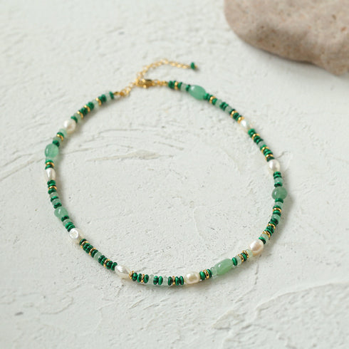 Multicolor Onyx Beads Necklace - Zafari Studio Jewelry