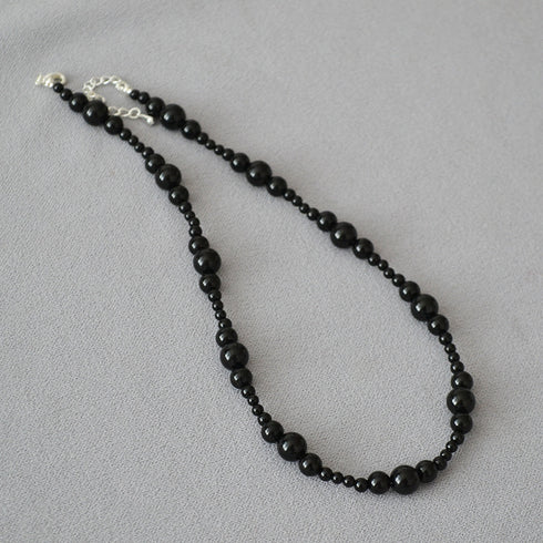 Natural Black Onyx Necklace - Zafari Studio - Zafari Jewlery