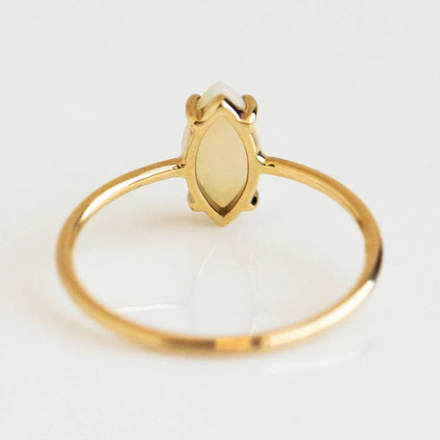 Dainty Natural Opal Ring - Zafari Studio Jewelry