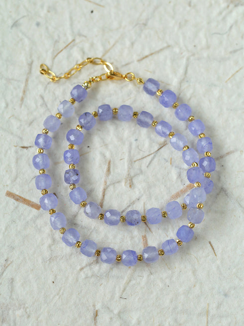 Multicolor Crystals Tiger Eye Stones Necklace - Zafari Studio Jewelry