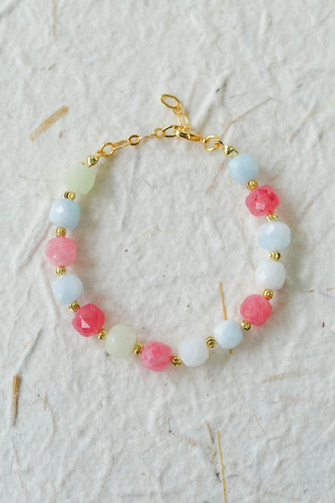 Multicolor Crystal Beads Bracelet - Zafari Studio Jewelry