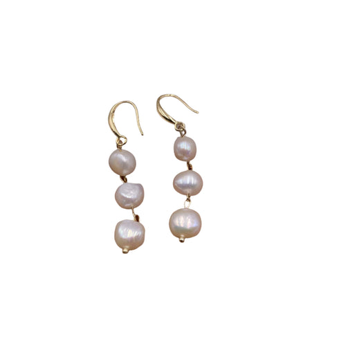 Sisi Pearls Drop Earrings - Zafari Studio Jewelry
