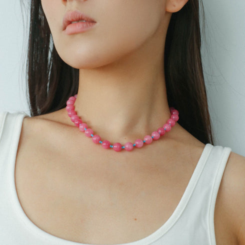 Natural Stones Beads Necklace - Zafari Studio Jewelry