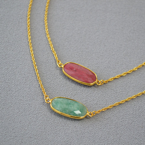 Color Gemstone Pendant - Zafari Studio - Zafari Jewlery