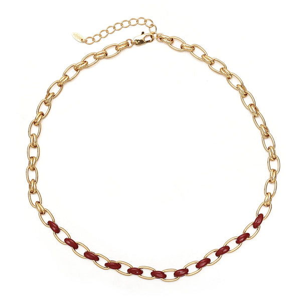 Gold Chain Splicing Necklace - Zafari Studio Jewelry