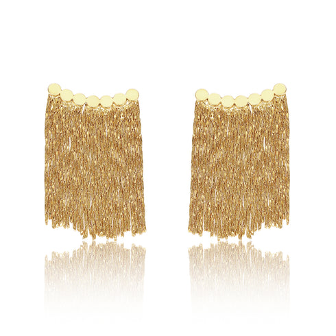 Short Tassel Earrings - Zafari Studio Jewelry