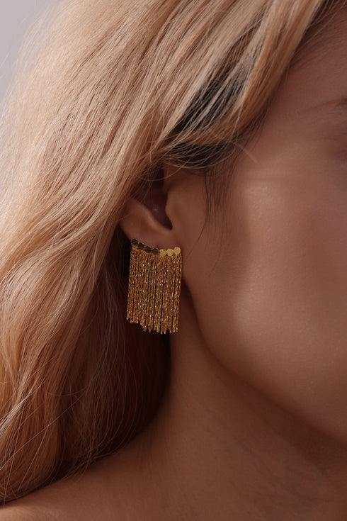 Short Tassel Earrings - Zafari Studio Jewelry