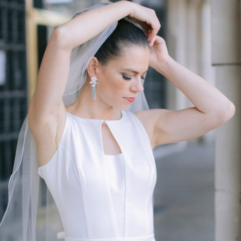 Tassel Man-made Pearl Lace Drop Earrings - Zafari Studio Jewelry