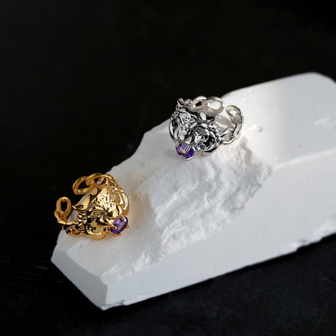 Animal-Tiger Ring - Zafari Studio Jewelry