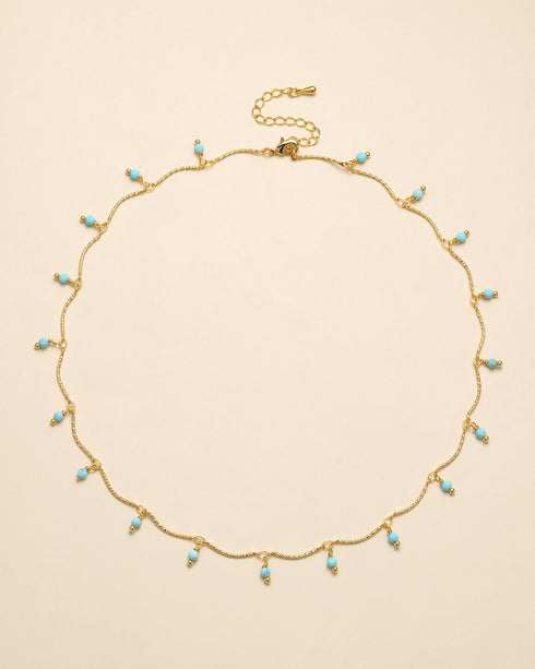 Turquoise Beaded Necklace