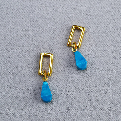 Turquoise Pendant Necklace, Earrings or Full Set - Zafari Studio Jewelry