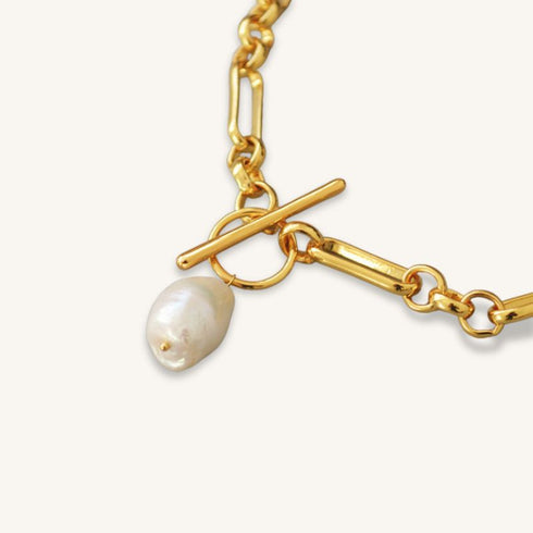 Vintage Baroque Pearl Necklace (US) - Zafari Studio Jewelry