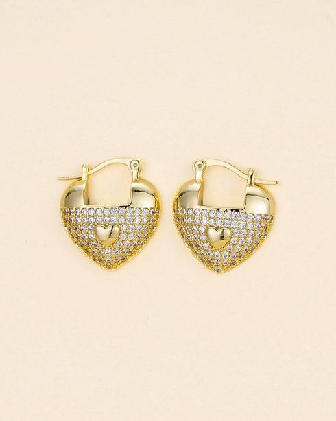 gold earrings