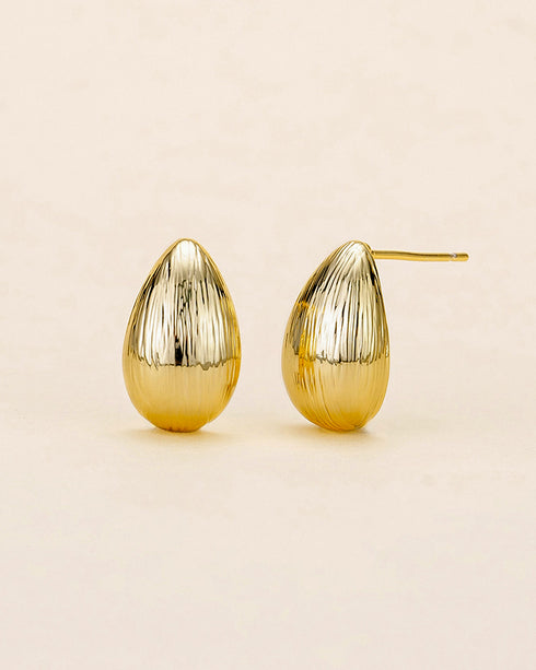 Gold Teardrop Earrings
