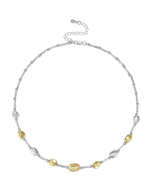 Two-Tone Bead Necklace