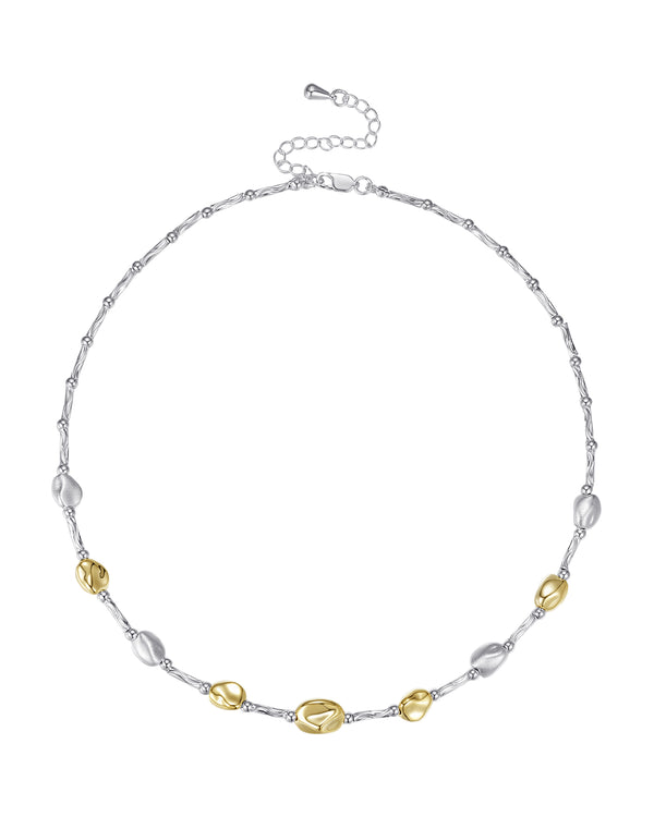 Two-Tone Bead Necklace